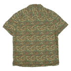 GUESS Mens Shirt Green Camouflage M