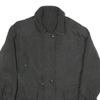 HMC Womens Black Zip Jacket XL Polyester Plain Casual Outerwear