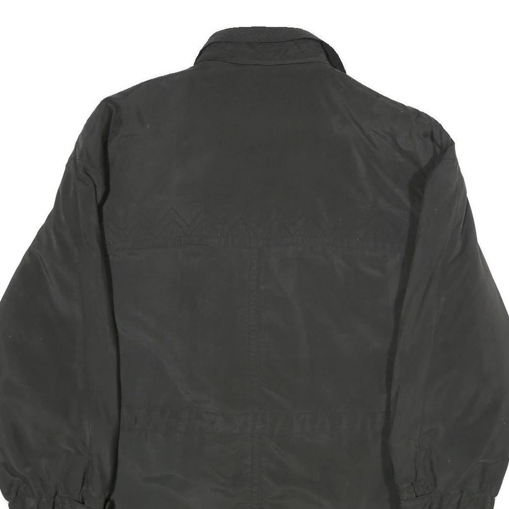 HMC Womens Black Zip Jacket XL Polyester Plain Casual Outerwear