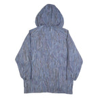 NEWPORT Womens Blue Hooded Jacket XL Polyester Blend Zip Plain Lightweight