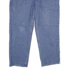 CARHARTT Mens Jeans Blue Relaxed Straight Denim Medium W38 L30 Workwear Zip