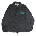 PRO FIT Mens Black XL Polyester Coach Jacket Button Closure Lightweight