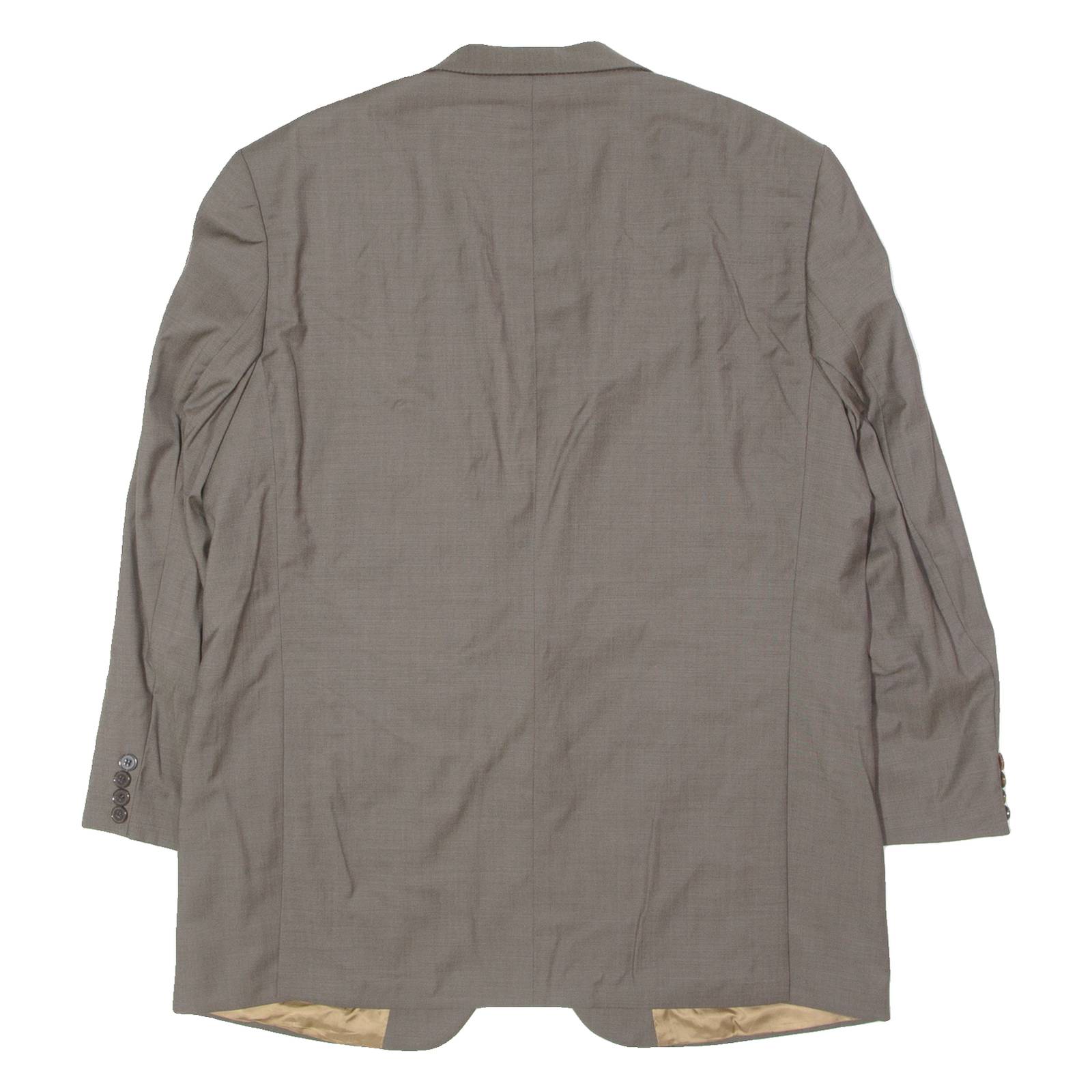PIATTELLI Mens Blazer Jacket Grey Wool L