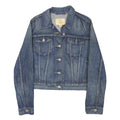 LEVI'S Womens Blue Denim Jacket M Cotton Blend Classic Button Closure