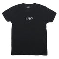 EMPORIO ARMANI Womens Black Graphic T-Shirt M Short Sleeve Crew Neck Logo