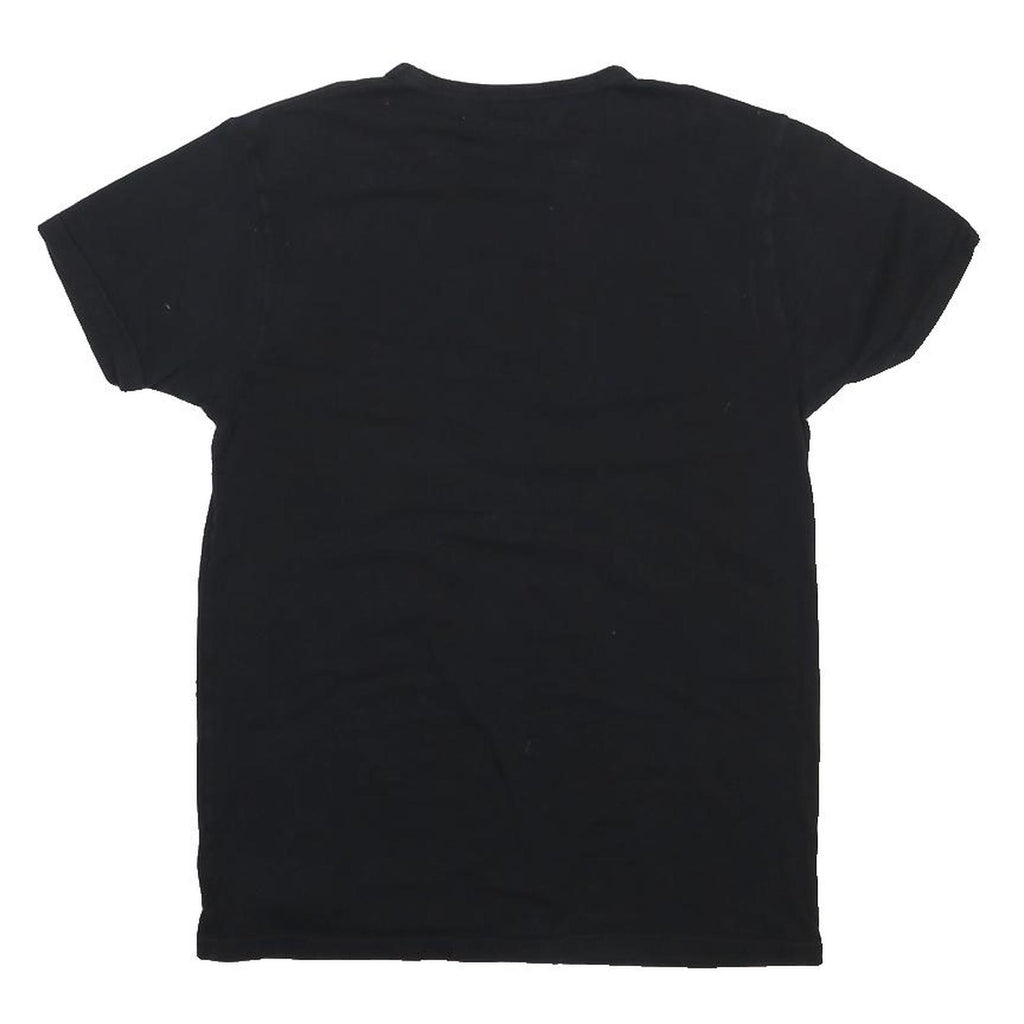 EMPORIO ARMANI Womens Black Graphic T-Shirt M Short Sleeve Crew Neck Logo