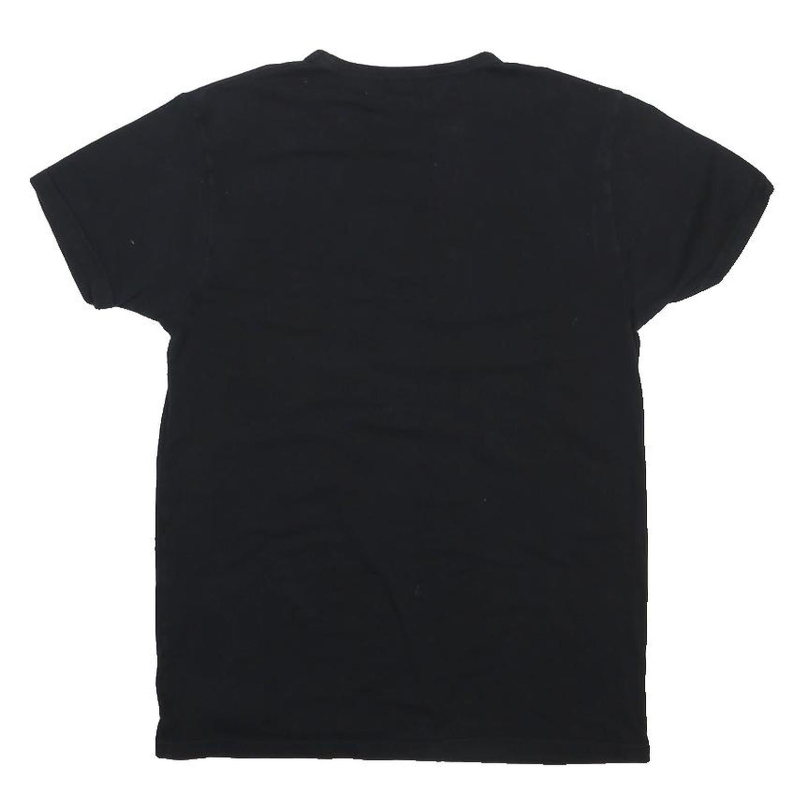 EMPORIO ARMANI Womens Black Graphic T-Shirt M Short Sleeve Crew Neck Logo