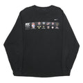 NIKE Mens Black WJC 15 Graphic Long Sleeve Crew Neck T-Shirt XL Cotton