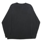 NIKE Mens Black WJC 15 Graphic Long Sleeve Crew Neck T-Shirt XL Cotton