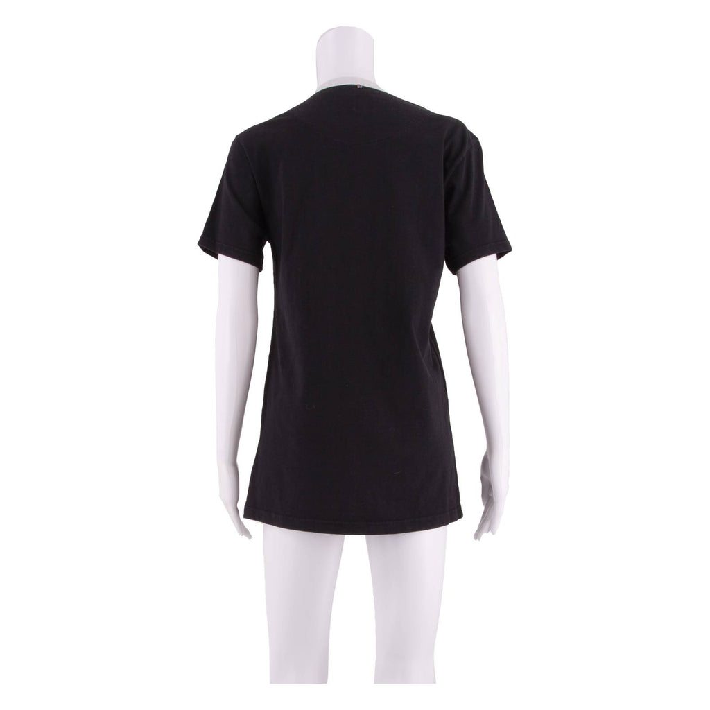 PRETTY GREEN Guitar Womens T-Shirt Dress Black Short Sleeve Short XS