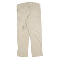 CARHARTT Mens Cotton Blend Beige Relaxed W34 L27 Workwear Utility Trousers
