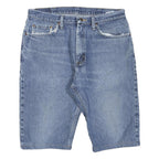 WRANGLER Mens Shorts Blue Denim Casual M W34 Classic Fit Cotton Blend
