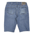 WRANGLER Mens Shorts Blue Denim Casual M W34 Classic Fit Cotton Blend