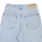 GIRBAUD Womens Denim Blue Casual Shorts S W26 Light Wash Cotton Blend