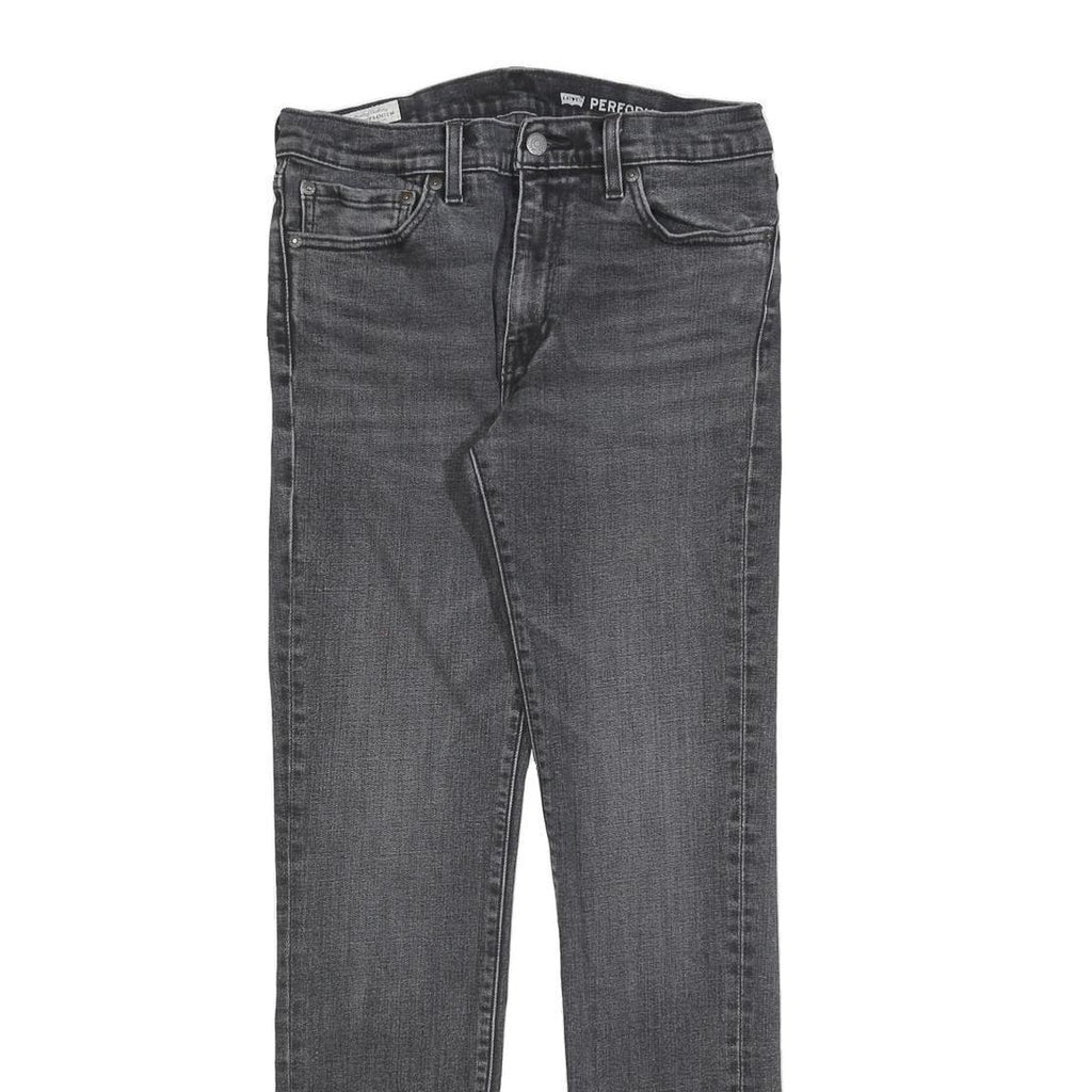 LEVI'S 511 BIG E Mens Jeans Black Slim Skinny Denim W32 L32 Classic Zip Pockets