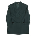 YOUR SIXTH SENSE Womens Black Wool Blend Double Breasted Jacket M Button Closure