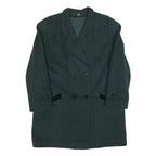 YOUR SIXTH SENSE Womens Black Wool Blend Double Breasted Jacket M Button Closure