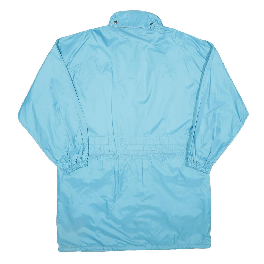 AQUA GUARD Mens Blue & Red Nylon Zip Jacket XL Lightweight Windbreaker