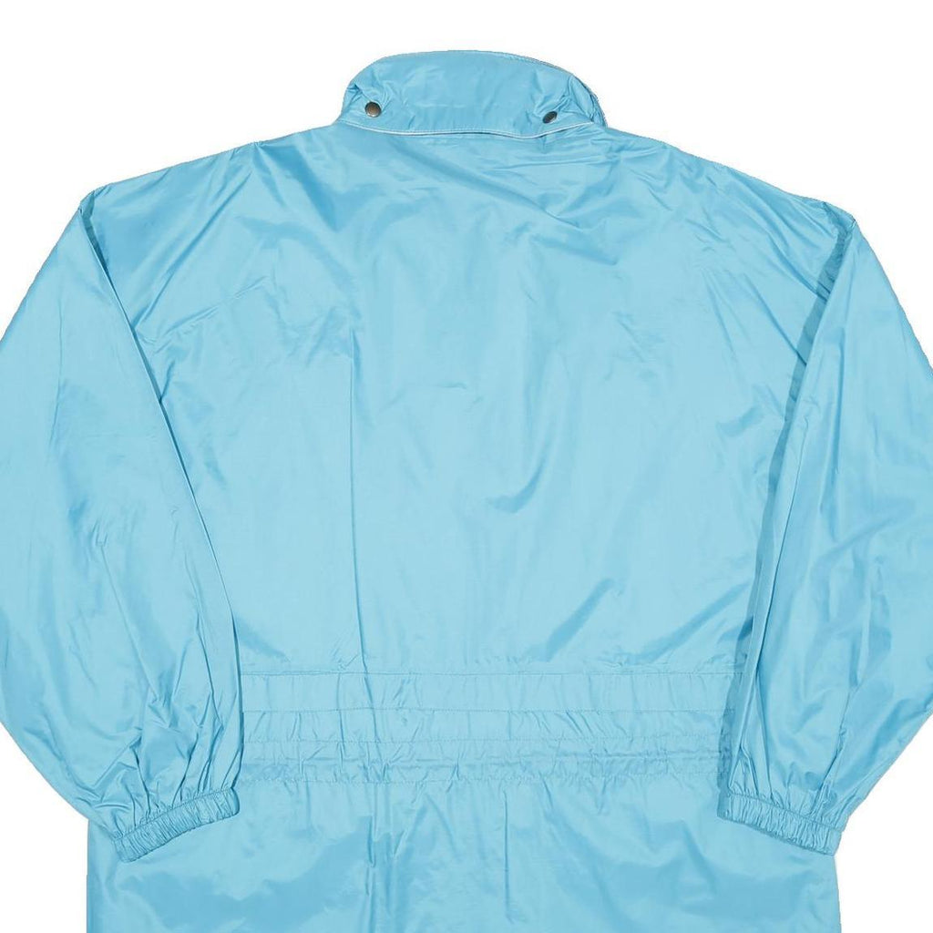 AQUA GUARD Mens Blue & Red Nylon Zip Jacket XL Lightweight Windbreaker