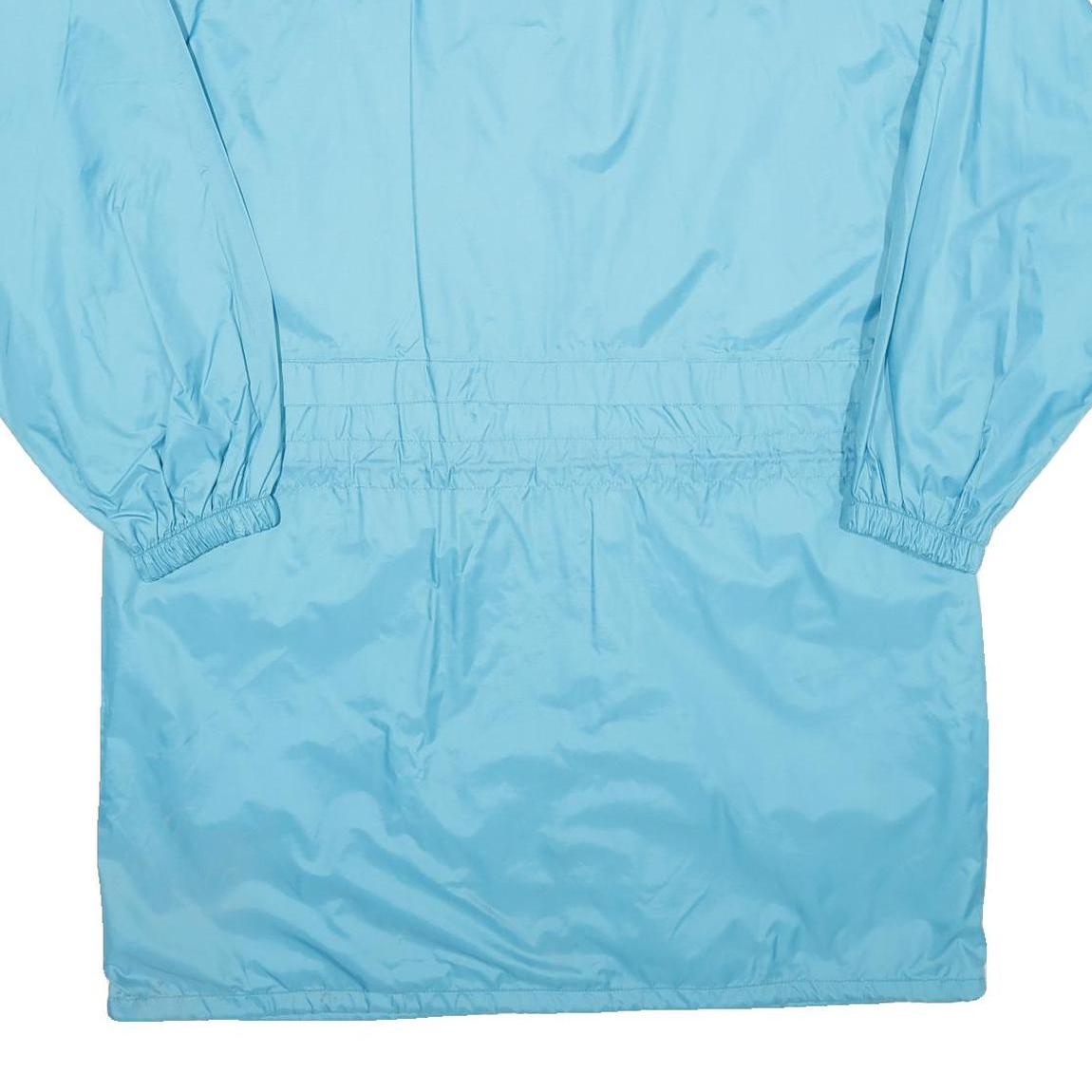 AQUA GUARD Mens Blue & Red Nylon Zip Jacket XL Lightweight Windbreaker