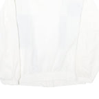 TEDDI Womens White & Blue Zip Jacket S Polyester Blend Colourblock Casual Retro