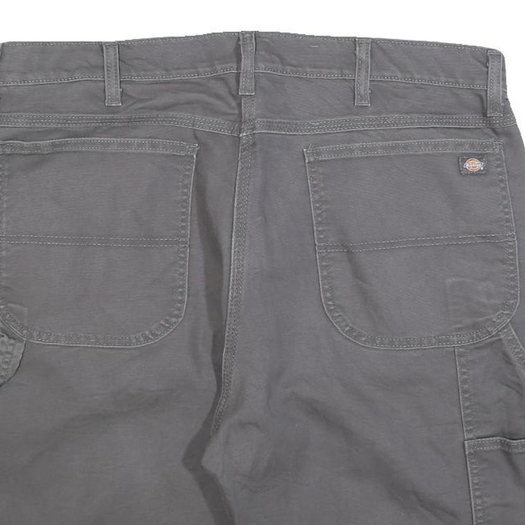 DICKIES Mens Grey Cotton Blend Casual Shorts XL W38 Workwear Utility