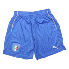 PUMA Mens Blue Italia Football Casual Shorts M W28 Sporty Polyester