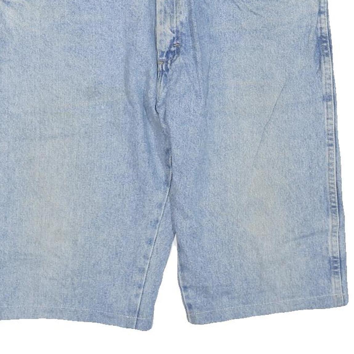 WRANGLER Mens Denim Blue Casual Shorts L W36 Classic Fit Cotton Blend Summer