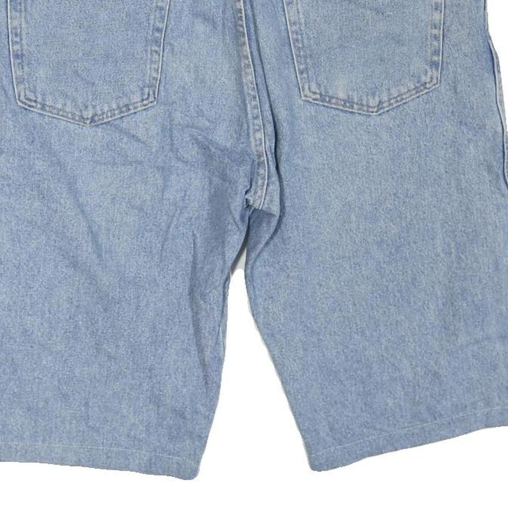 WRANGLER Mens Denim Blue Casual Shorts L W36 Classic Fit Cotton Blend Summer