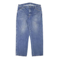 DICKIES Mens Blue Regular Straight Denim Cotton Blend Medium W34 L29 Workwear
