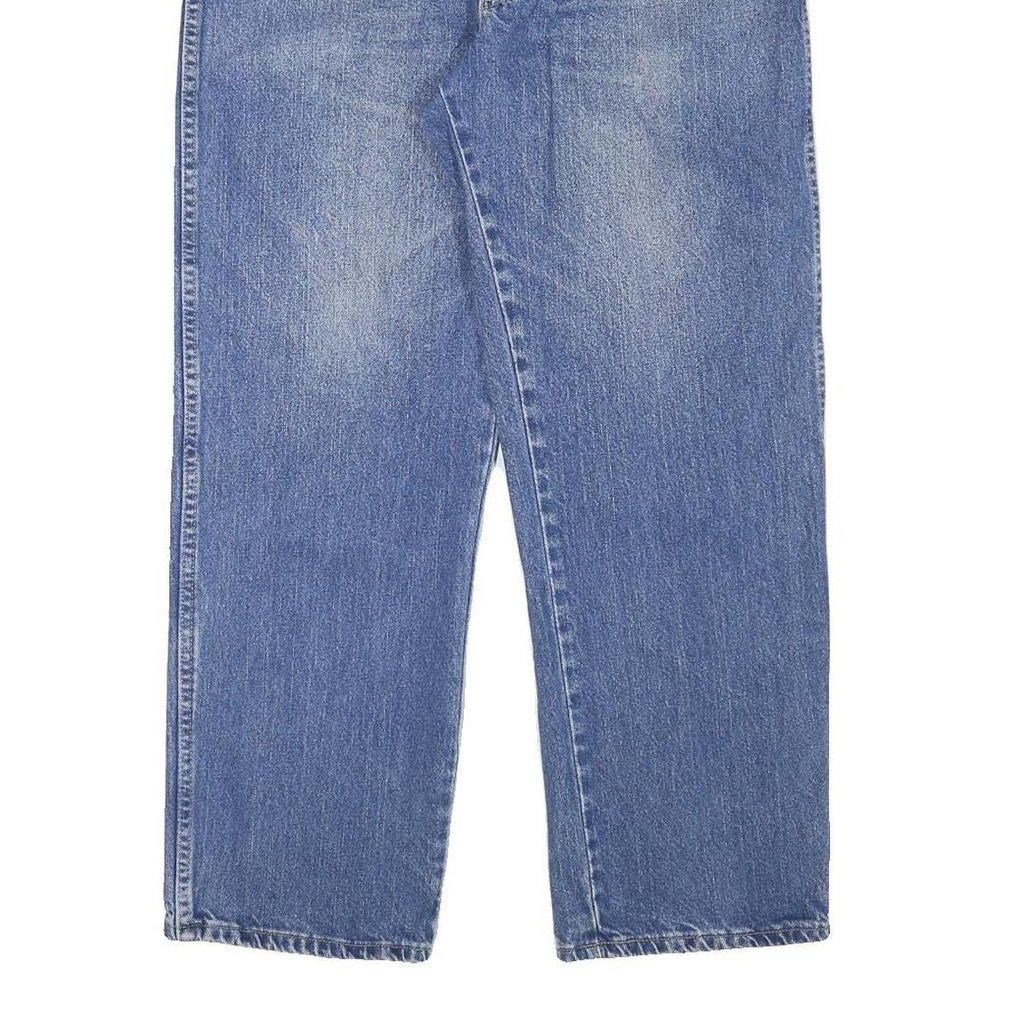 DICKIES Mens Blue Regular Straight Denim Cotton Blend Medium W34 L29 Workwear