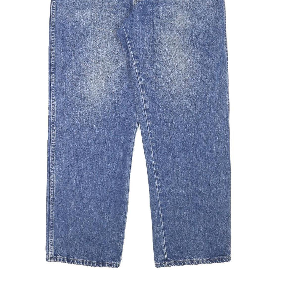 DICKIES Mens Blue Regular Straight Denim Cotton Blend Medium W34 L29 Workwear