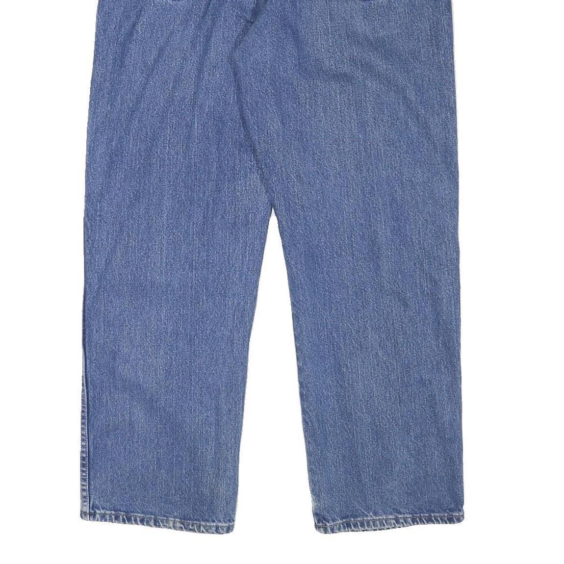 DICKIES Mens Blue Regular Straight Denim Cotton Blend Medium W34 L29 Workwear