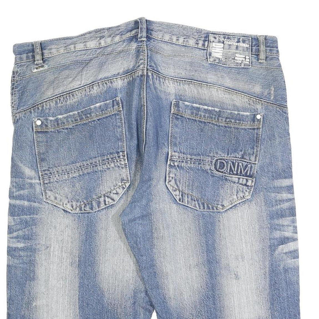 OKAY JEANS Mens Denim Blue Casual Shorts 2XL W40 Cotton Blend Comfortable Fit