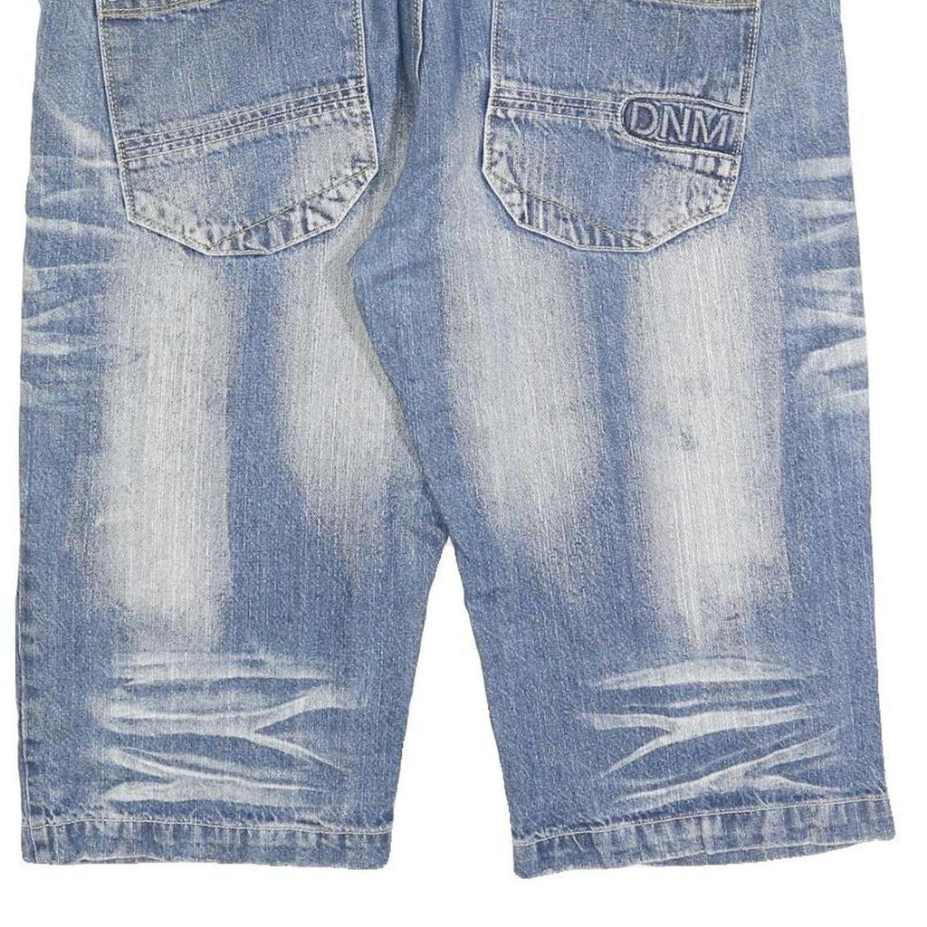 OKAY JEANS Mens Denim Blue Casual Shorts 2XL W40 Cotton Blend Comfortable Fit