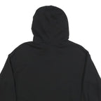 REEBOK Womens Black Hoodie M Cotton Blend Pullover Casual Sports Sweatshirt