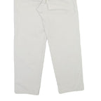 LEE COOPER Womens White Regular Fit Straight Cotton Jeans W29 L28 Zip Closure