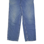 CARHARTT Mens Blue Loose Denim Jeans W30 L31 Workwear Zip Closure