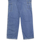 CARHARTT Mens Blue Loose Denim Jeans W30 L31 Workwear Zip Closure