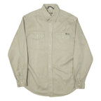 LA GAVIOTTA Mens Heavy Shirt Beige Long Sleeve M