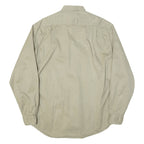 LA GAVIOTTA Mens Heavy Shirt Beige Long Sleeve M