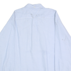 TOMMY HILFIGER Mens Blue Oxford Shirt L Long Sleeve Button Collar Casual