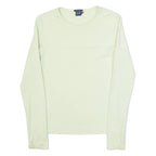 GAP Stretch Womens T-Shirt Green Long Sleeve S