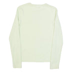 GAP Stretch Womens T-Shirt Green Long Sleeve S