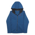 ALBRIGHT Womens Blue Zip Up Hoodie S Lightweight Casual Comfort