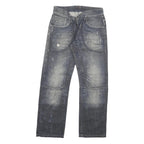 SALSA LIFE Mens Jeans Blue Regular Straight Denim Medium W30 L28 Button Closure