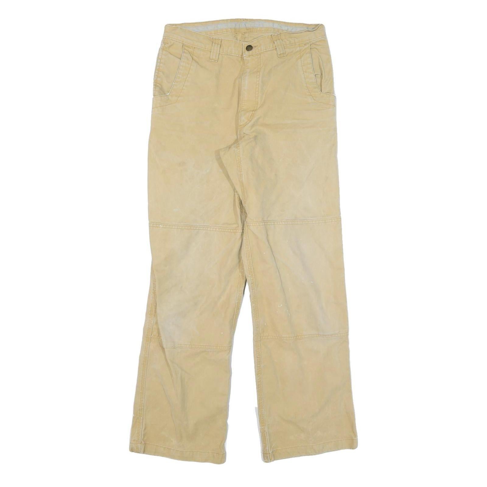 CARHARTT Mens Beige Cotton Blend Regular Fit Straight Denim Light W30 L30