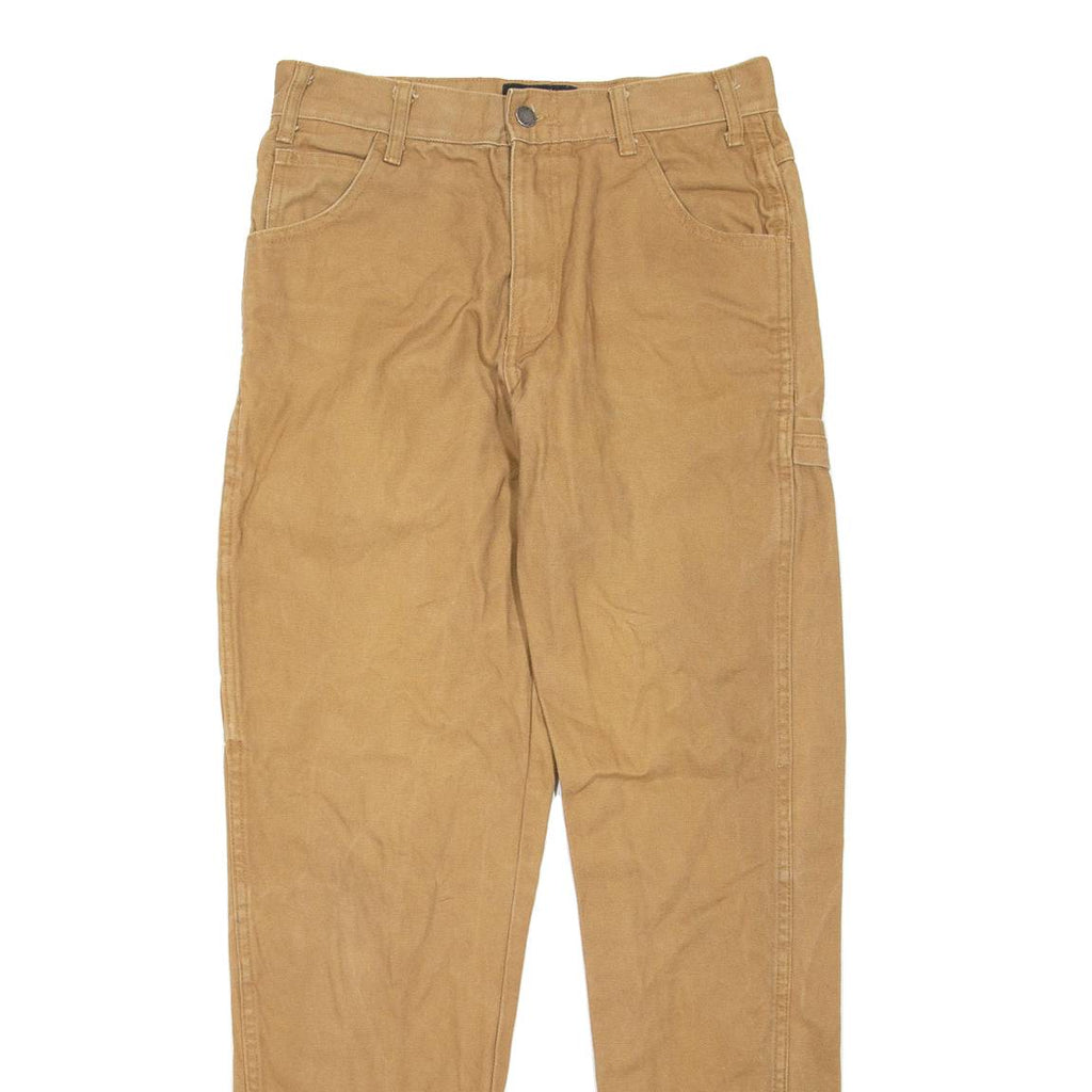 DICKIES Mens Jeans Brown Regular Straight W29 L31