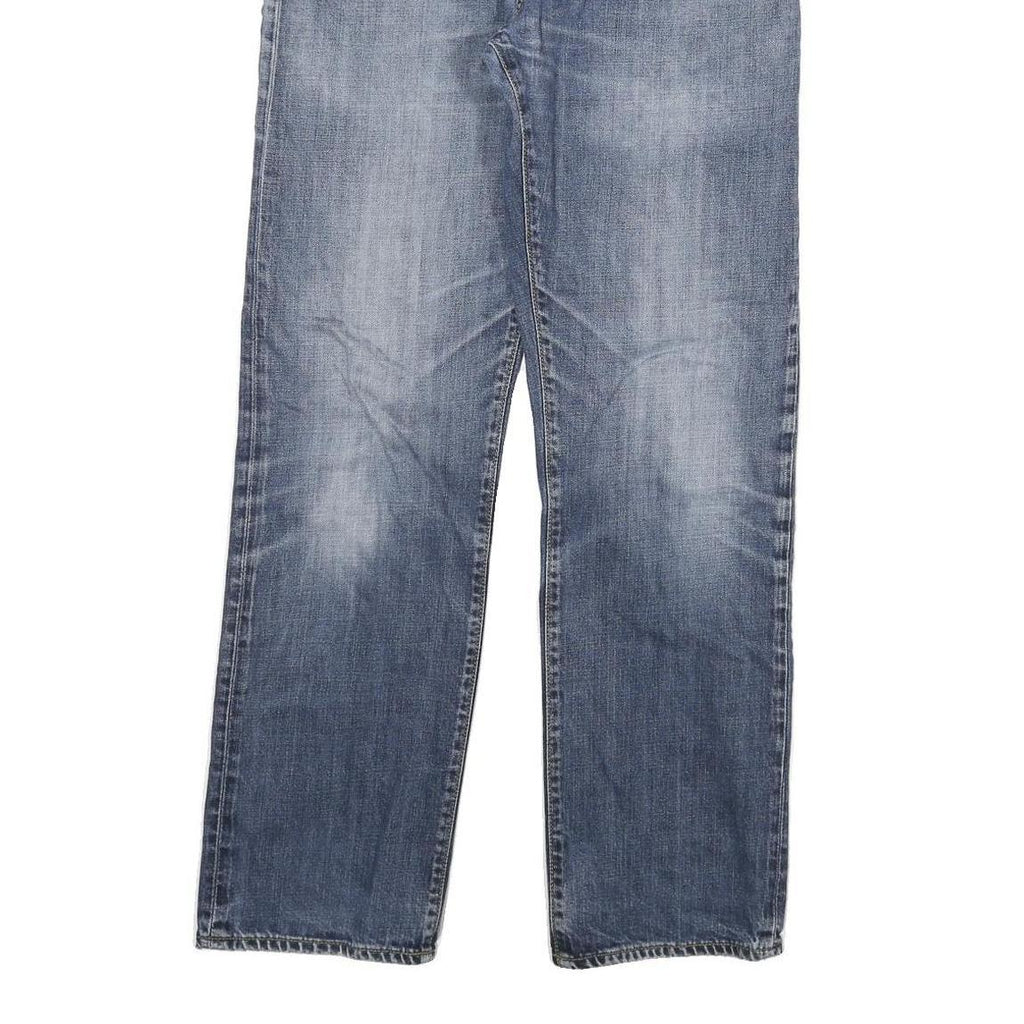 CARHARTT Mens Regular Fit Blue Denim Jeans W32 L32 Classic Zip Cotton Blend