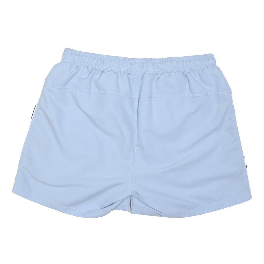 ELLESSE Mens Light Blue Navy Sports Casual Shorts L W32 Polyester Blend